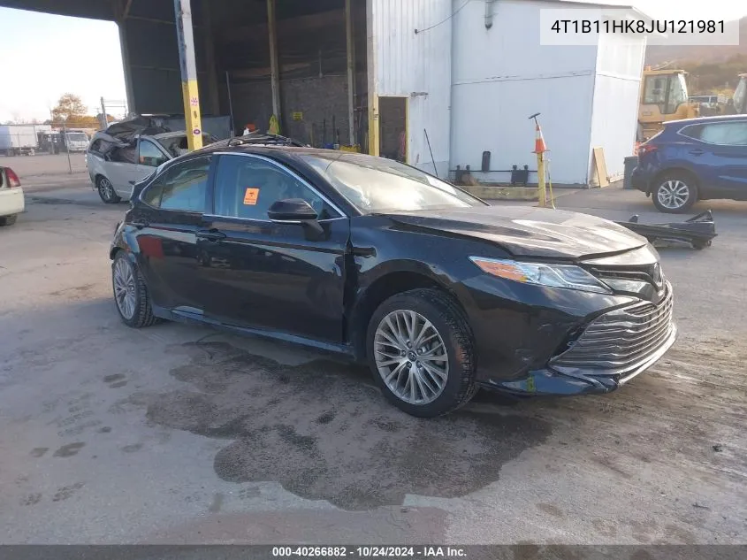 4T1B11HK8JU121981 2018 Toyota Camry L/Le/Xle/Se/Xse