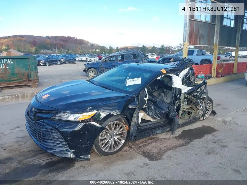 4T1B11HK8JU121981 2018 Toyota Camry L/Le/Xle/Se/Xse