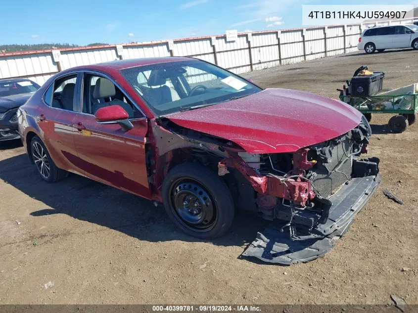 2018 Toyota Camry Se VIN: 4T1B11HK4JU594907 Lot: 40399781