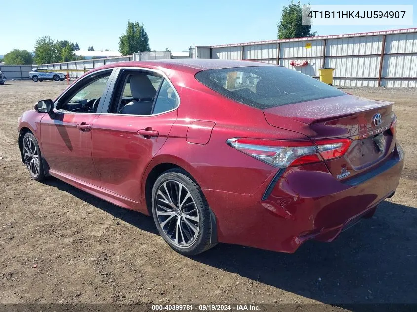 4T1B11HK4JU594907 2018 Toyota Camry Se