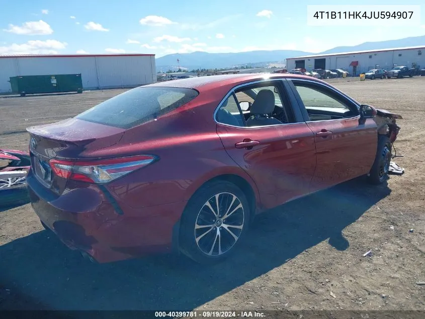 4T1B11HK4JU594907 2018 Toyota Camry Se