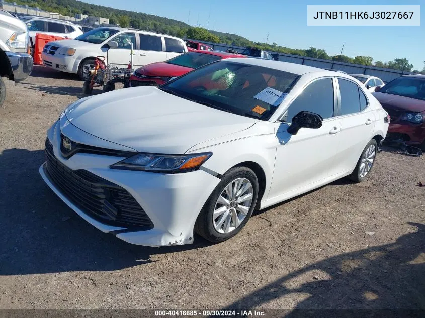 JTNB11HK6J3027667 2018 Toyota Camry Le