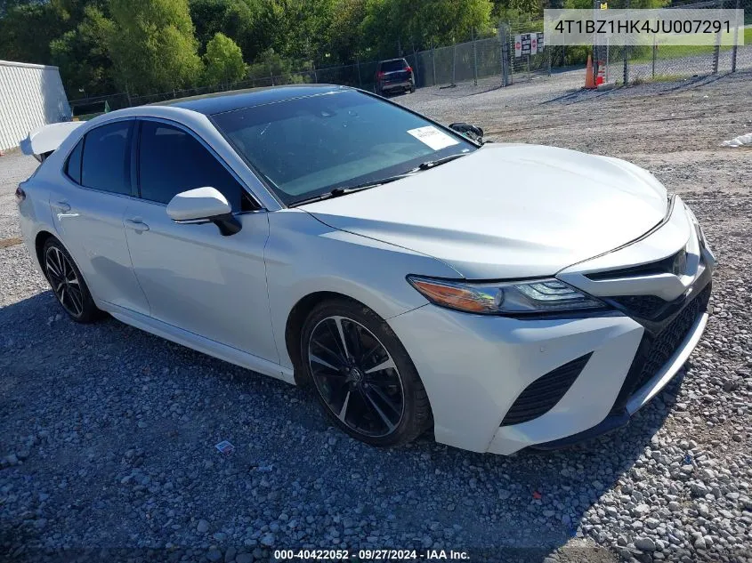 2018 Toyota Camry Xse V6 VIN: 4T1BZ1HK4JU007291 Lot: 40422052