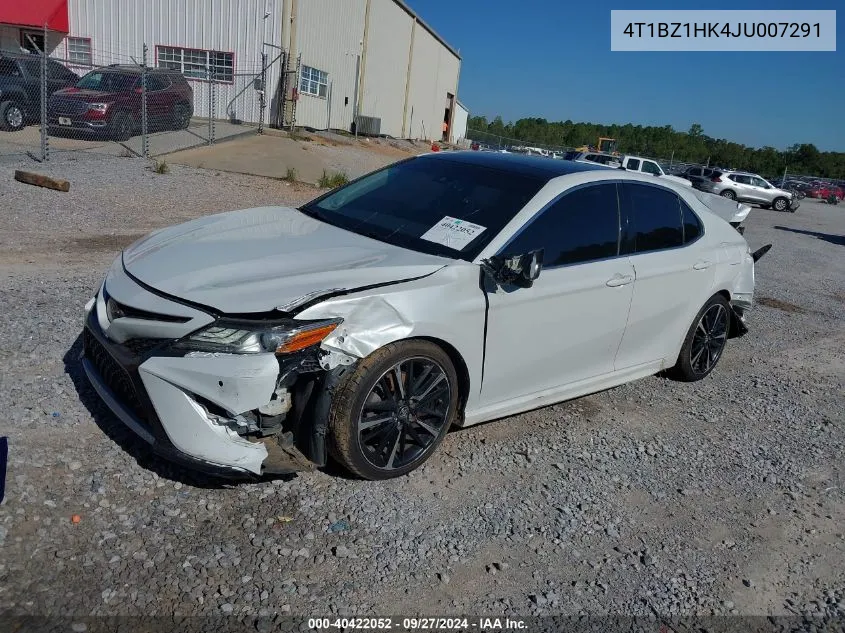 2018 Toyota Camry Xse V6 VIN: 4T1BZ1HK4JU007291 Lot: 40422052