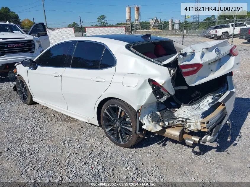 2018 Toyota Camry Xse V6 VIN: 4T1BZ1HK4JU007291 Lot: 40422052