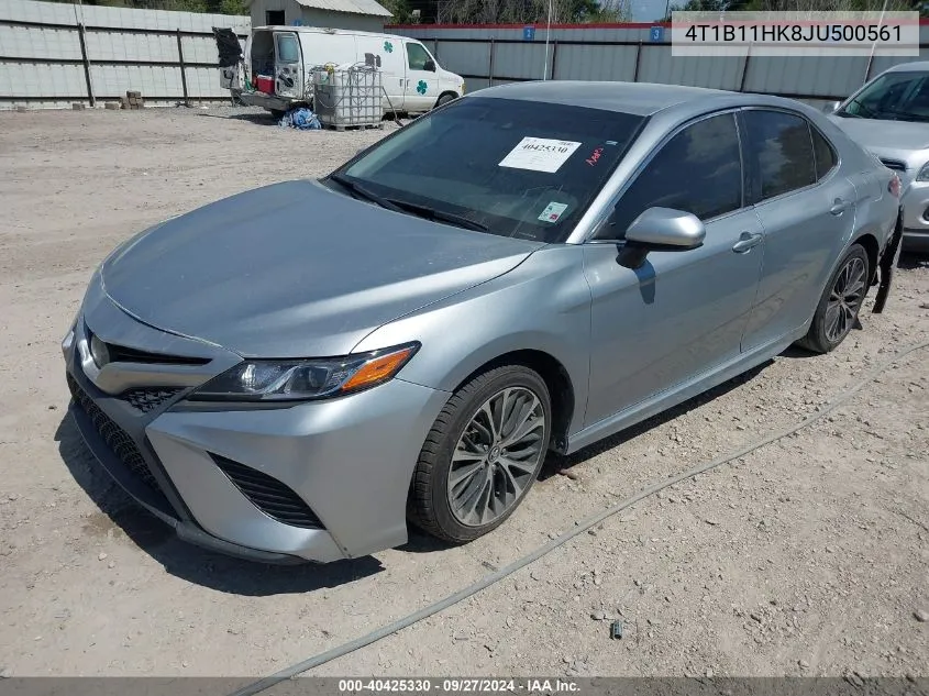 4T1B11HK8JU500561 2018 Toyota Camry Se