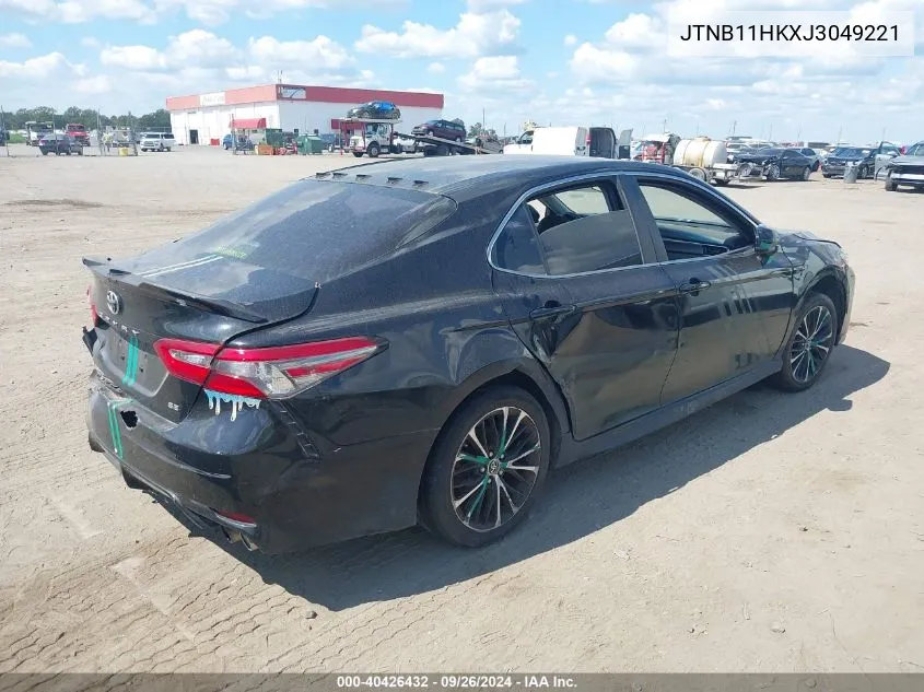 JTNB11HKXJ3049221 2018 Toyota Camry Se