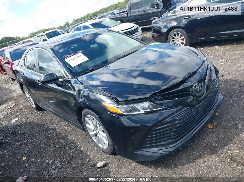 4T1B11HK1JU112488 2018 Toyota Camry Le