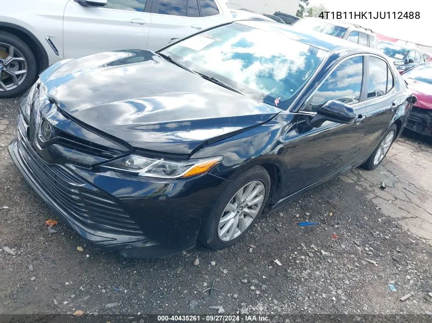 4T1B11HK1JU112488 2018 Toyota Camry Le