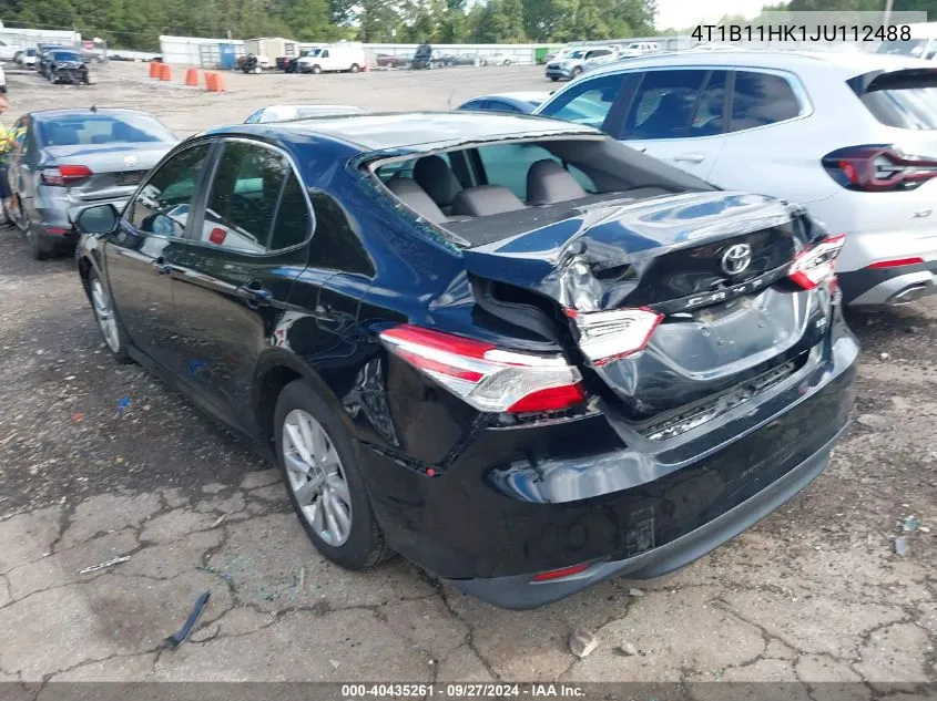 4T1B11HK1JU112488 2018 Toyota Camry Le