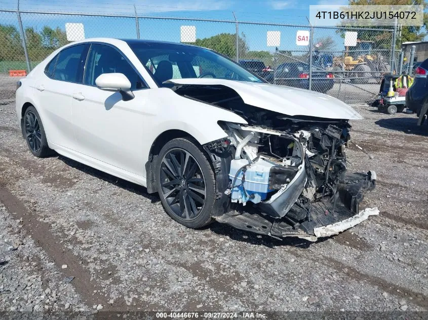 4T1B61HK2JU154072 2018 Toyota Camry Xse