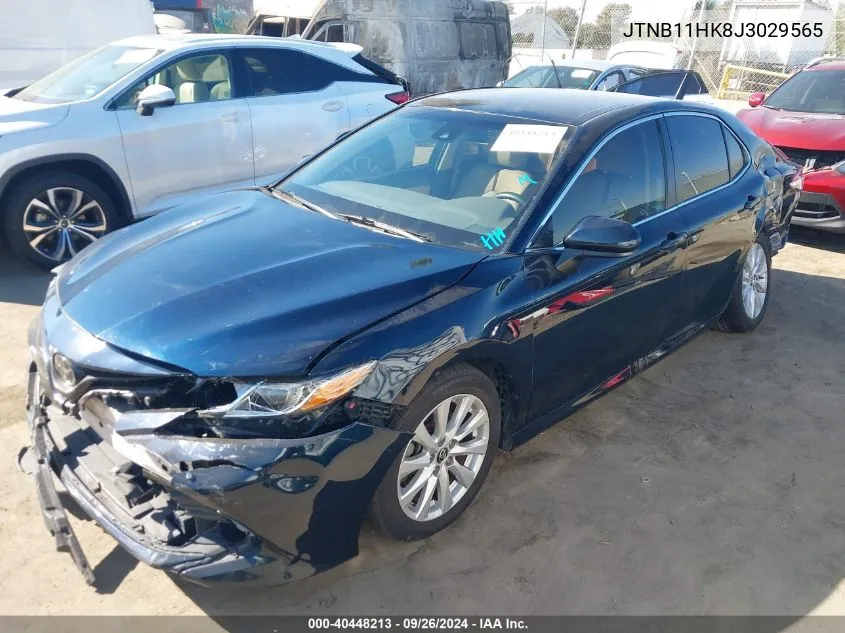 JTNB11HK8J3029565 2018 Toyota Camry Le