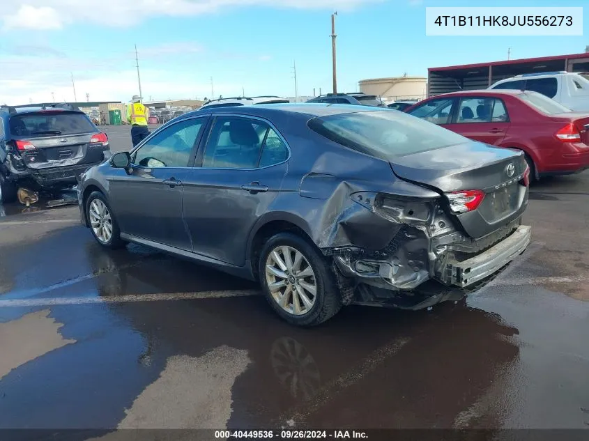 2018 Toyota Camry Le VIN: 4T1B11HK8JU556273 Lot: 40449536