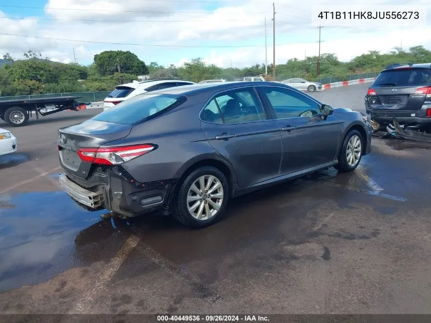 2018 Toyota Camry Le VIN: 4T1B11HK8JU556273 Lot: 40449536