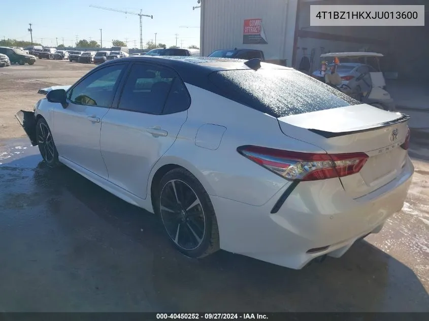 4T1BZ1HKXJU013600 2018 Toyota Camry Xse V6