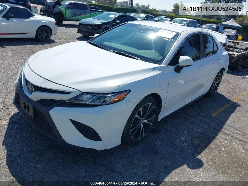 4T1B11HKXJU524506 2018 Toyota Camry Se