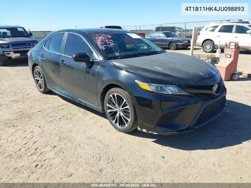 4T1B11HK4JU098893 2018 Toyota Camry Se