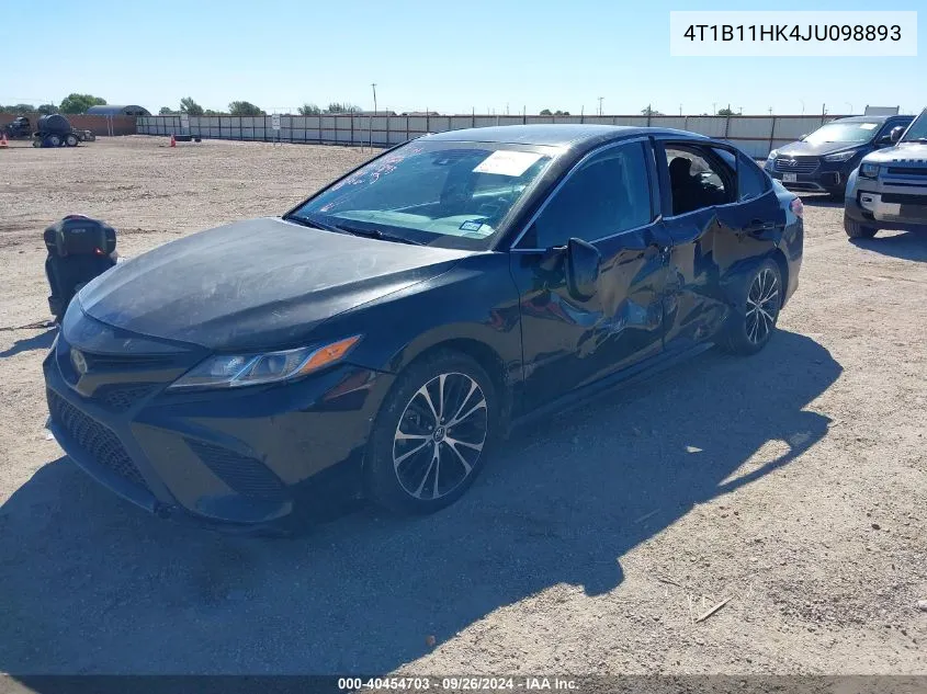 4T1B11HK4JU098893 2018 Toyota Camry Se