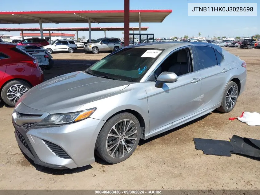 2018 Toyota Camry L/Le/Xle/Se/Xse VIN: JTNB11HK0J3028698 Lot: 40463436