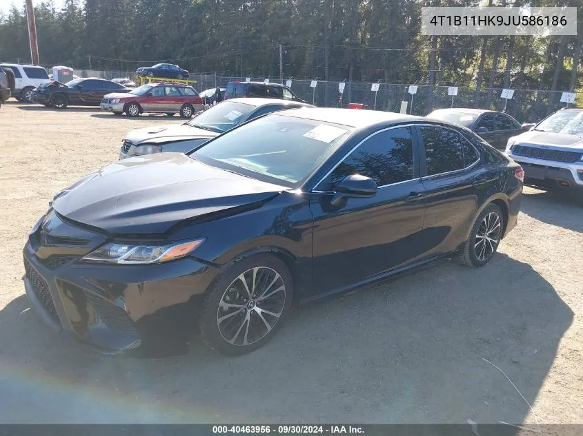 4T1B11HK9JU586186 2018 Toyota Camry Se