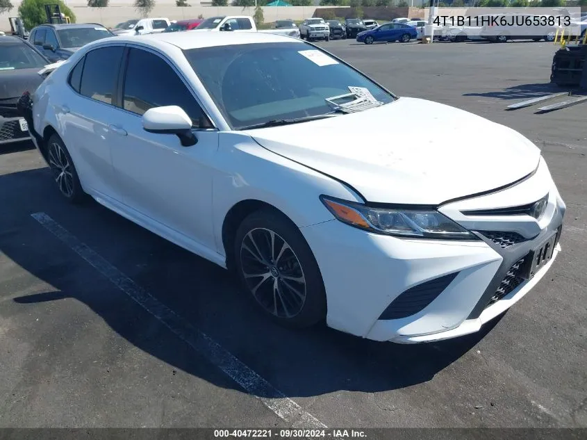 4T1B11HK6JU653813 2018 Toyota Camry Se