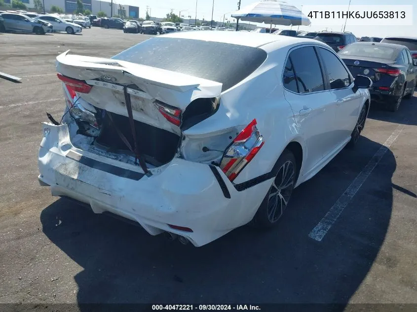 4T1B11HK6JU653813 2018 Toyota Camry Se