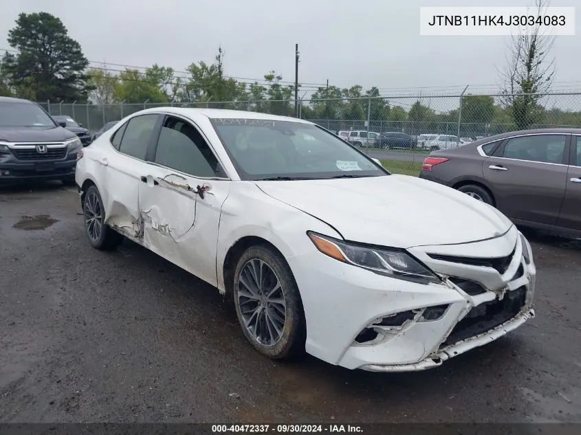 JTNB11HK4J3034083 2018 Toyota Camry Se