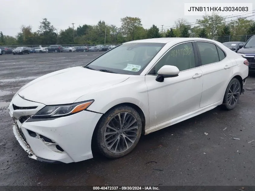 2018 Toyota Camry Se VIN: JTNB11HK4J3034083 Lot: 40472337