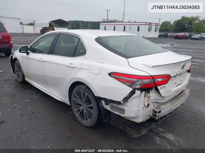 JTNB11HK4J3034083 2018 Toyota Camry Se