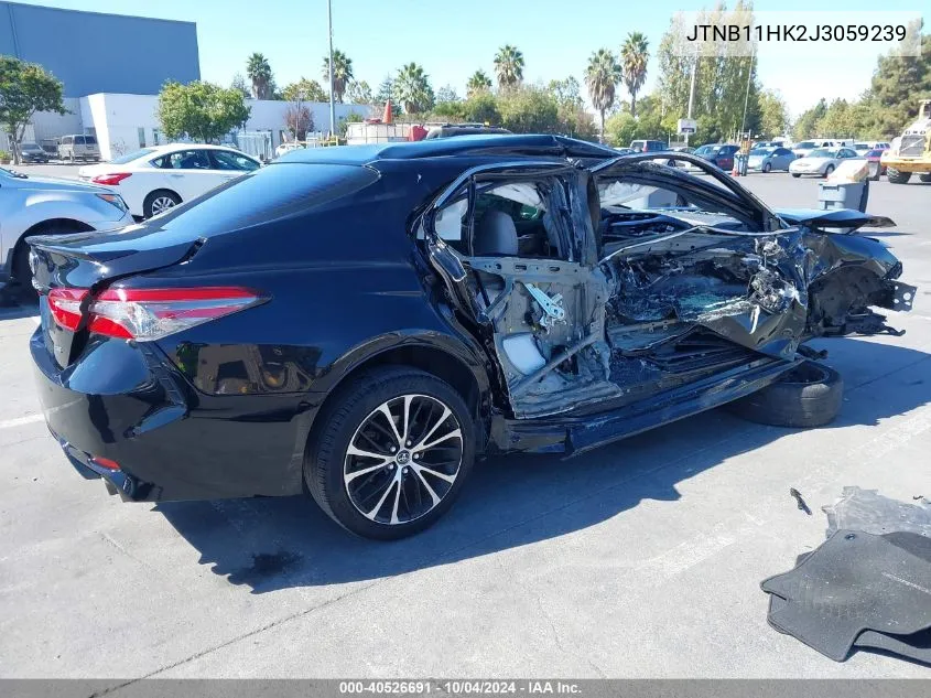 2018 Toyota Camry Se VIN: JTNB11HK2J3059239 Lot: 40526691