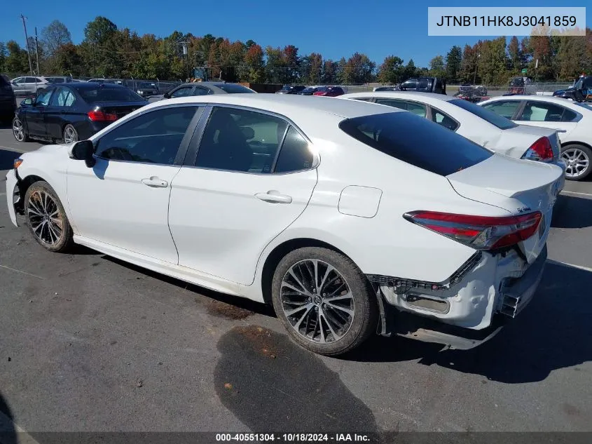 2018 Toyota Camry Se VIN: JTNB11HK8J3041859 Lot: 40551304