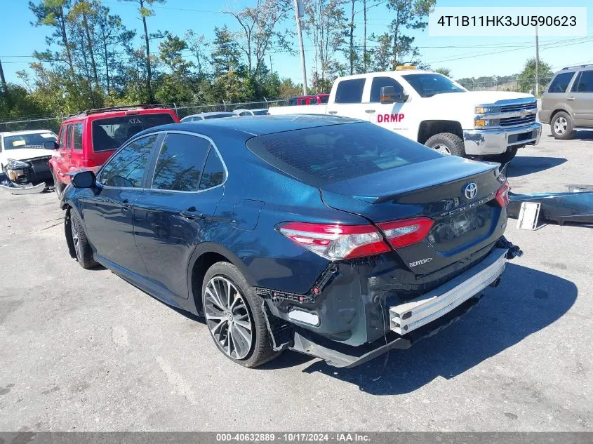 2018 Toyota Camry Se VIN: 4T1B11HK3JU590623 Lot: 40632889