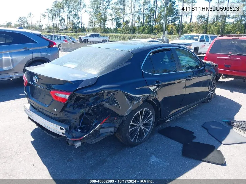 2018 Toyota Camry Se VIN: 4T1B11HK3JU590623 Lot: 40632889