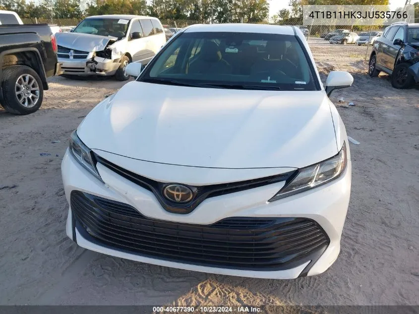 4T1B11HK3JU535766 2018 Toyota Camry Le