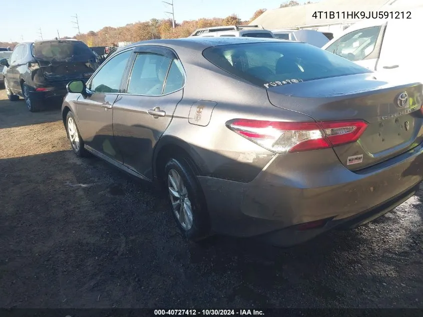 2018 Toyota Camry Le VIN: 4T1B11HK9JU591212 Lot: 40727412