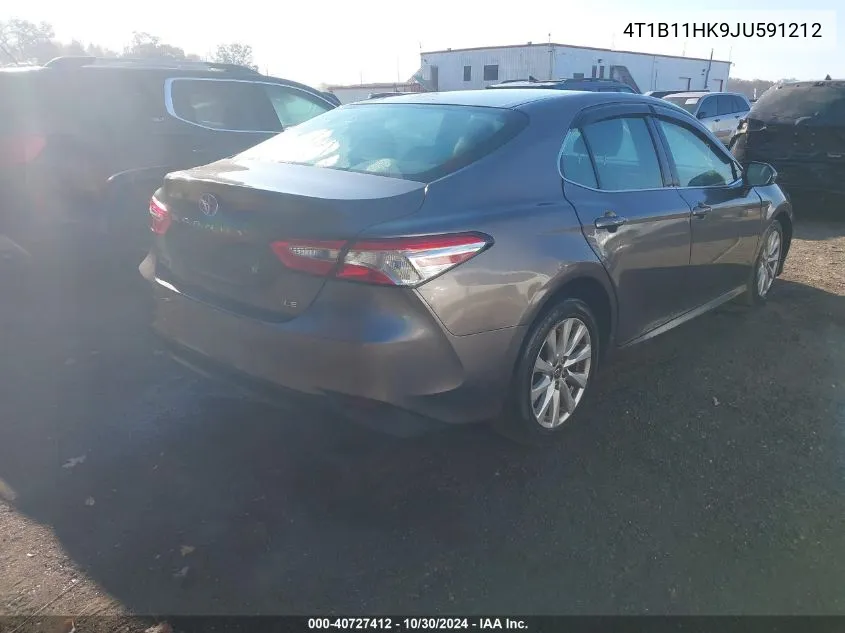 2018 Toyota Camry Le VIN: 4T1B11HK9JU591212 Lot: 40727412