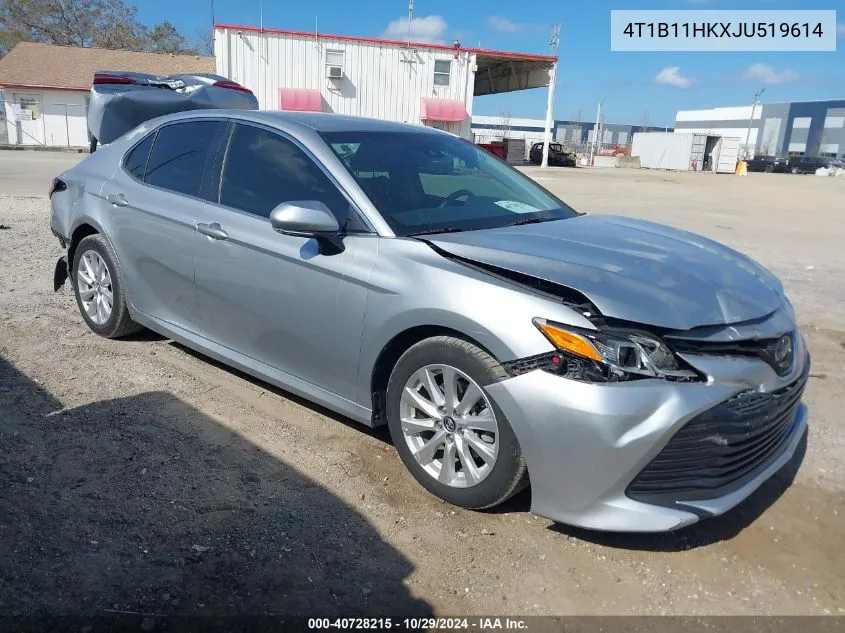 2018 Toyota Camry Le VIN: 4T1B11HKXJU519614 Lot: 40728215