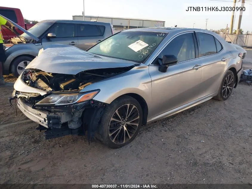 JTNB11HK6J3030990 2018 Toyota Camry Se