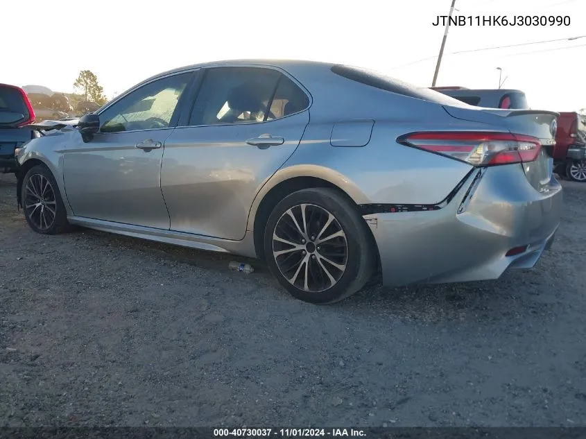 JTNB11HK6J3030990 2018 Toyota Camry Se