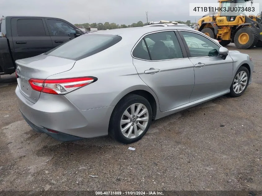 4T1B11HK3JU073483 2018 Toyota Camry Le