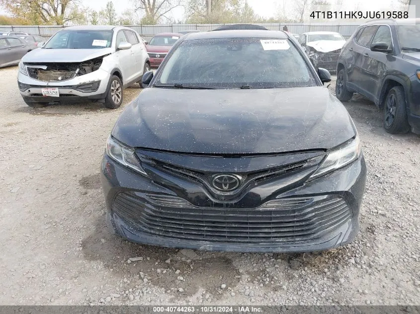 2018 Toyota Camry Le VIN: 4T1B11HK9JU619588 Lot: 40744263