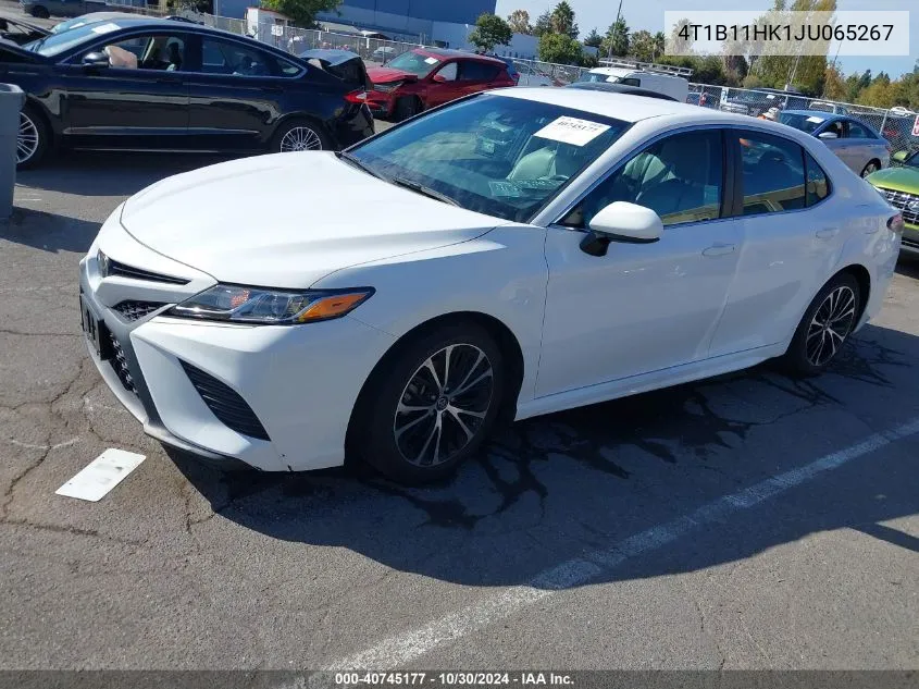 2018 Toyota Camry Se VIN: 4T1B11HK1JU065267 Lot: 40745177