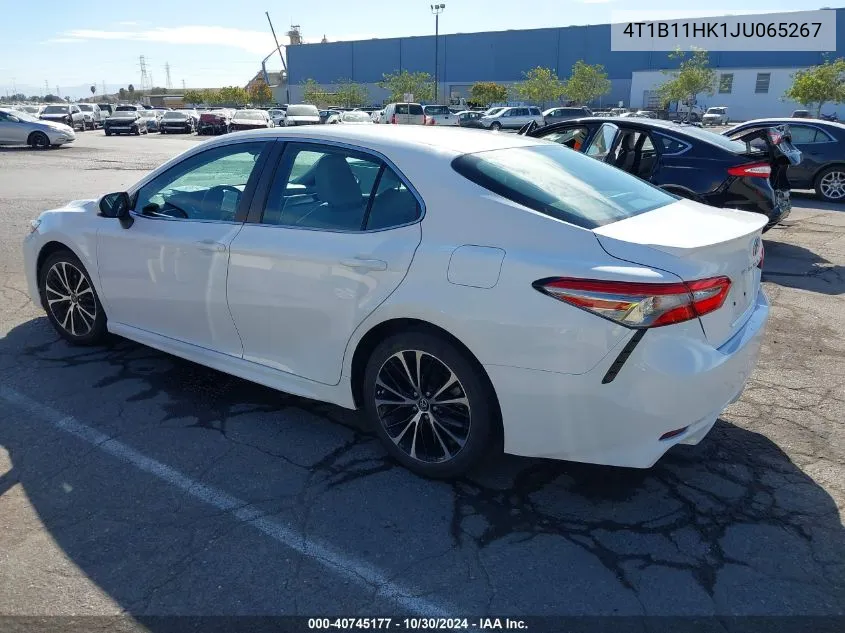 2018 Toyota Camry Se VIN: 4T1B11HK1JU065267 Lot: 40745177