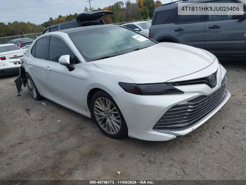 2018 Toyota Camry Xle VIN: 4T1B11HK9JU025406 Lot: 40746173