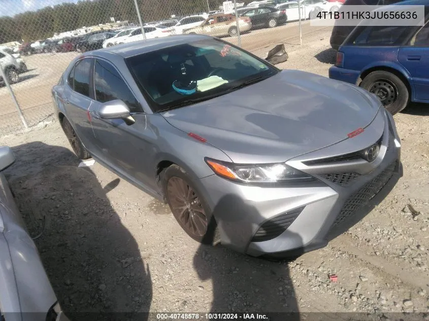 4T1B11HK3JU656636 2018 Toyota Camry Se