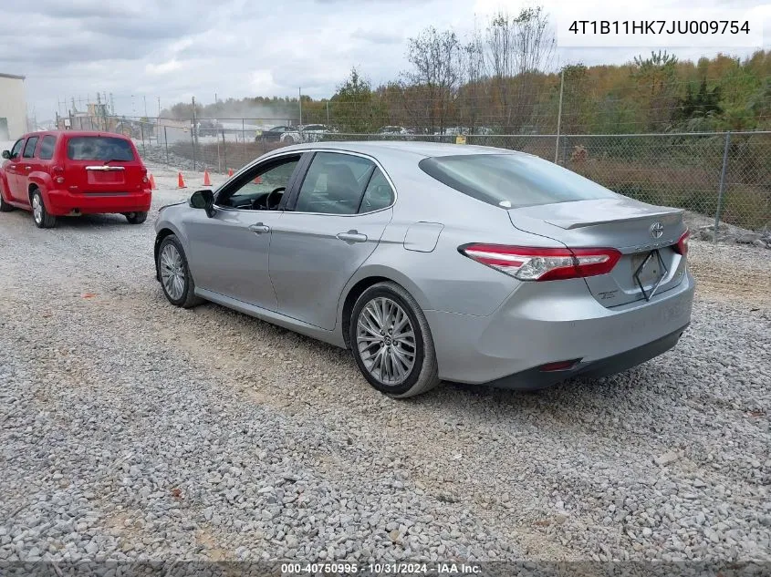 2018 Toyota Camry Xle VIN: 4T1B11HK7JU009754 Lot: 40750995