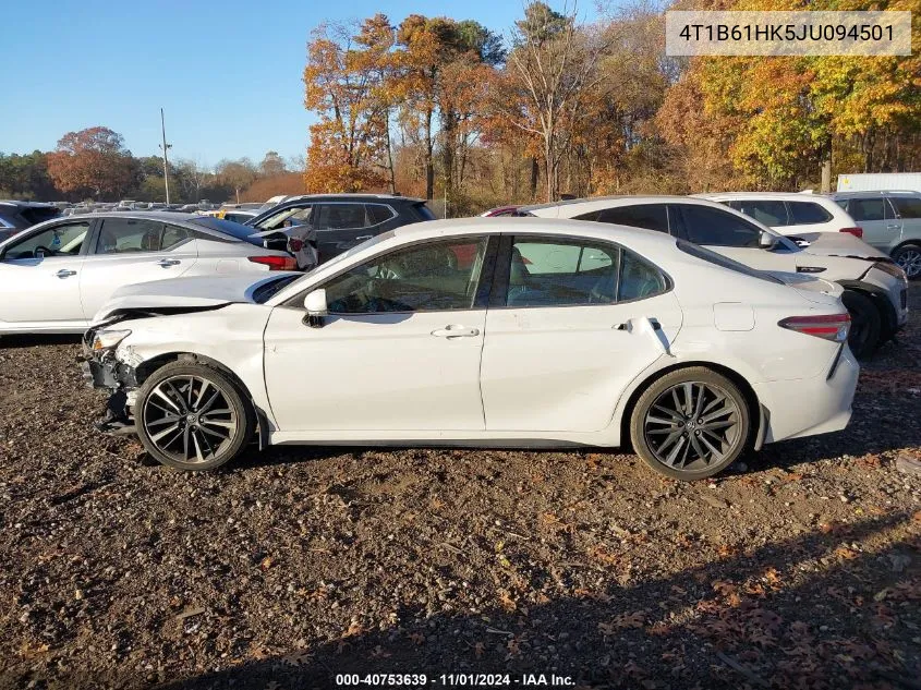 2018 Toyota Camry Xse VIN: 4T1B61HK5JU094501 Lot: 40753639