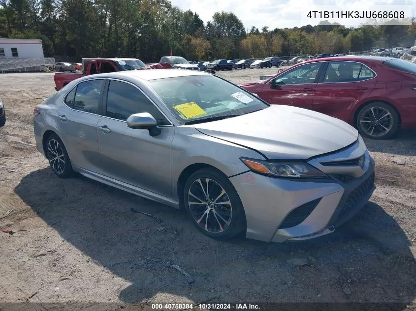 2018 Toyota Camry Se VIN: 4T1B11HK3JU668608 Lot: 40758384