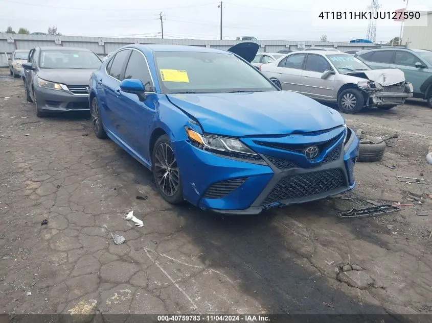 4T1B11HK1JU127590 2018 Toyota Camry Se