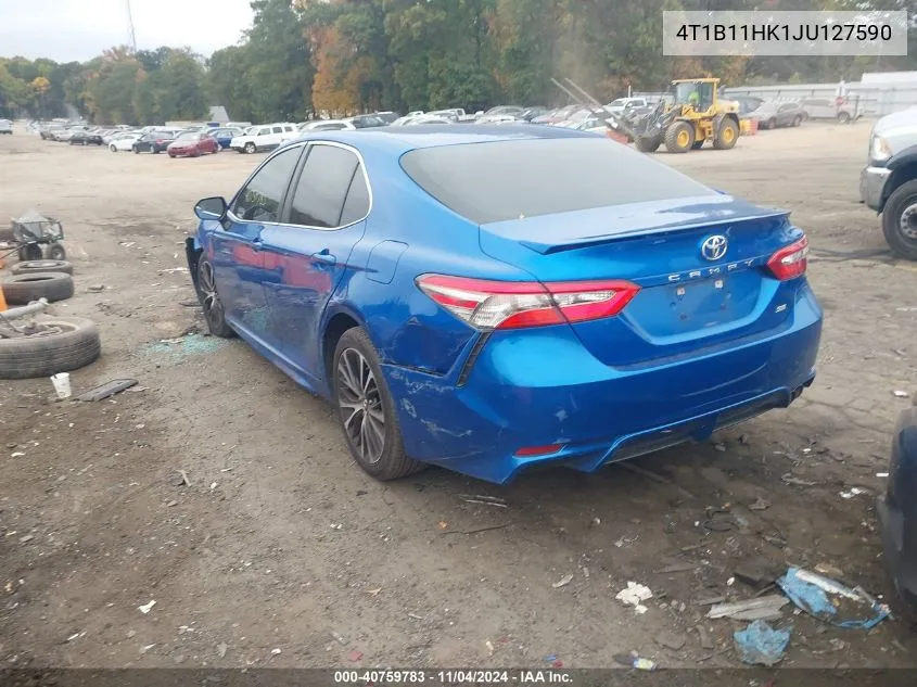 4T1B11HK1JU127590 2018 Toyota Camry Se